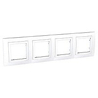 Unica Рамка 4-ная, бел.