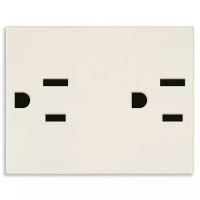 Vimar Due prese SICURY 2P+T 15A USA конопляная, 30243.C