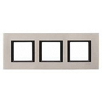 MGU68.006.7A2 - UNICA CLASS РАМКА 3-постовая, ЛУННЫЙ АЛЮМИНИЙ