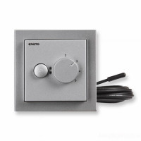 ECO10FI-083 - Терморегулятор теплого пола,2300Вт,10А, Impressivo, алюминий - Ensto