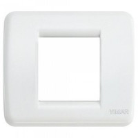 Vimar Накладка для 1-2 модулей RONDO металл белая, 17093.01 Vimar Накладка для 1-2 модулей RONDO металл белая, 17093.01