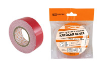 Двухсторонняя вспененная клейкая лента ширина 19 мм длина 10 м TDM Electric, SQ0526-0702
