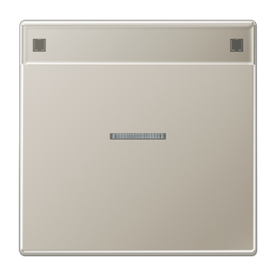 Клавиша для выключателя с подсветкой и полем для надписи; благородная сталь, ES2990NAKO5