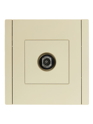 FORTE&PIANO Роз. TV оконечная FP428 ван. IEK, FP-A10-O-K10