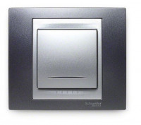 Schneider Electric Schneider Electric Выключатель 1-клавишный, с подсветкой,  серия UNICA Schneider Electric Schneider Electric Выключатель 1-клавишный, с подсветкой,  серия UNICA