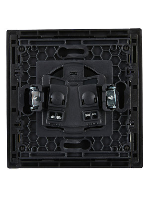 FORTE&PIANO Роз. без з/к с з/ш в/к 10А FP117 чер. IEK, FP-R13-10-K02