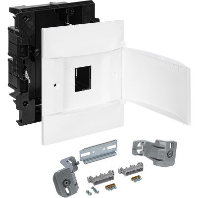 Legrand Practibox S Пластиковый щиток Встраиваемый 1X4 Белая дверь, 134544