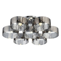 Evoluce SL483.702.07 Светильник потолочный Хром/Дымчатый E27 7*40W