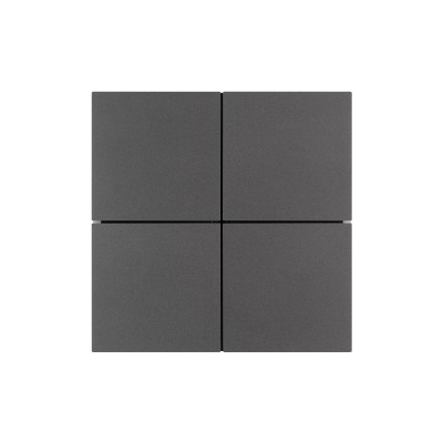 INTELLIGENT ARLIGHT Кнопочная панель KNX-304-23-IN Black (BUS, Frameless) (IARL, IP20 Металл, 2 года), 039663