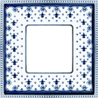 FD01471NECB Fede Belle Epoque Porcelain Рамка 1-ная, Black Lys-Bright Chrome