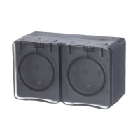 ATN544026 - ATLASDESIGN PROFI IP54 О/У РОЗЕТКА двойная с заземлением со шторками, 16А, АНТРАЦИТ, Systeme Electric ATN544026 - ATLASDESIGN PROFI IP54 О/У РОЗЕТКА двойная с заземлением со шторками, 16А, АНТРАЦИТ, Systeme Electric