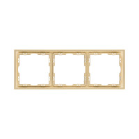 Рамка 3-постовая, золотой Kollinger Eclipse EC3GD
