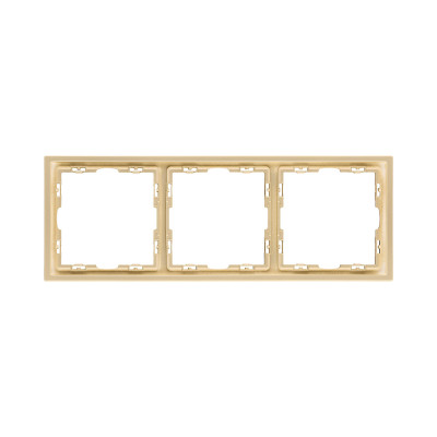 Рамка 3-постовая, золотой Kollinger Eclipse EC3GD