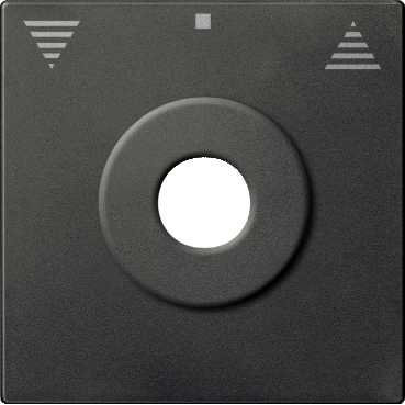 SM Накладка на мех-зм выключателя с ключом для жалюзи с маркировк. вверх/вниз, антрац.