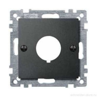 SM Накладка с отверстием ? 22,5 мм для разл. приборов, винт. крепл., антрац. SM Накладка с отверстием ? 22,5 мм для разл. приборов, винт. крепл., антрац.