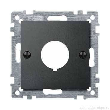 SM Накладка с отверстием  ? 22,5 мм для разл. приборов, винт. крепл., антрац.