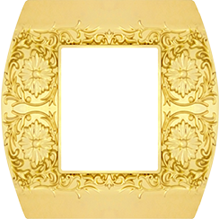 FD01421OB Fede San Remo Рамка 1-ная, Bright Gold