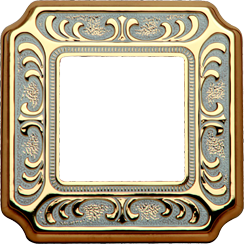 FD01351OP Fede Siena Рамка 1-ная, Gold White Patina