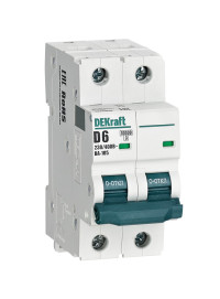 DEKraft Автоматический выключатель ВА105-2P-006A-D