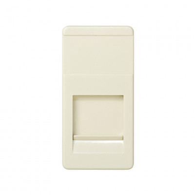 Simon S27 Адаптер на 1хRJ45(12) 75528-, 75540-, 75541-, 75544-39, узкий, шторка, сл.кость, 27087-31