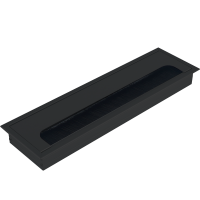 Donel Кабельный громмет (лючок) в стол, 280*80мм, цвет: черный, DCGR28080AN Donel Кабельный громмет (лючок) в стол, 280*80мм, цвет: черный, DCGR28080AN