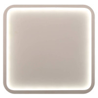 Светильник светодиодный управляемый с пультом, с батарейками 2*ААА, 80W, Max. 5600Lm, 3000К-6500K, IP20, белый AL5840 SQUARE, поставляются в комплекте, Feron 41692