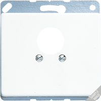 Крышка для 2-х гнезд; черная, SL562SW