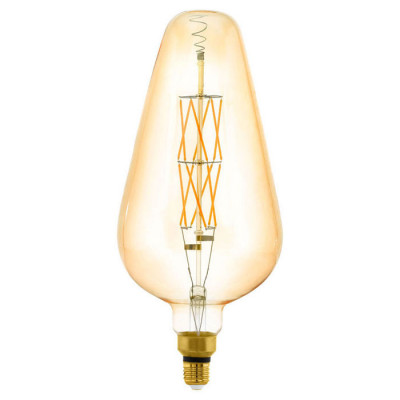 11838 Светодиодная лампа D165, 8W(E27), 2100K, 600lm, янтарный