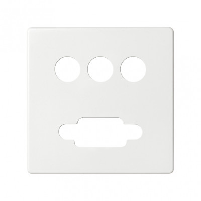 Simon 82 Detail Белая Накладка на механизм 7500092-039, 8200092-030