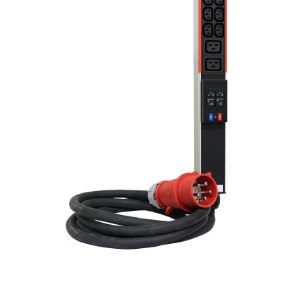 Legrand iPDU - Блок распределения питания измерительный вертикальный - 36 розеток С13 и 12 розеток С19 - шнур питания 3м - 0U - трехфазный - 32A, 646015