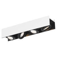 39318 Светодиодный потолочный светильник VIDAGO, 4x5,4W(LED), белый/черный