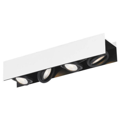 39318 Светодиодный потолочный светильник VIDAGO, 4x5,4W(LED), белый/черный