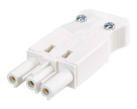 Simon Connect Белый Разъем Quick Connection "мама" на кабель, 2P+E, винт.соединение, CR0003-9