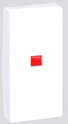Simon SConnect Клавиша узкая с индикатором для выключателя К302 22,5х45мм, белый, K115-9