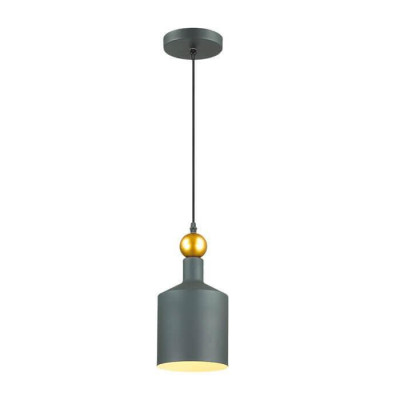 4085/1 PENDANT ODL19 361 темн.серый/золотой Подвес Е27 1*40W 220V BOLLI