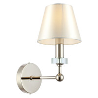 ST LUCE SL1755.151.01 Светильник настенный ST-Luce Никель/Белый E14 1*40W