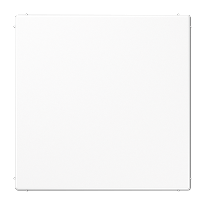 Крышка без отверстий, фиксация защёлкиванием, для произвольных вырезов (либо использование в качестве заглушки), возможно IP44; термопласт; белый; LS990, LS994BWW