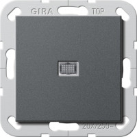 283428 Gira Выключатель двухполюсный "Британский стандарт" с подсветкой 20А