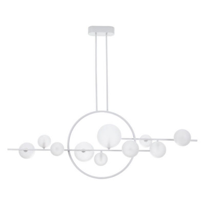 Arte Lamp SATURN, Люстра, цвет арматуры - белый, цвет плафона/декора - БЕЛЫЙ, 1х75W LED, A7790SP-75WH