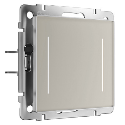 Werkel W4522014/ Сенсорный выключатель двухклавишный с подсветкой (дымчатый), a069763