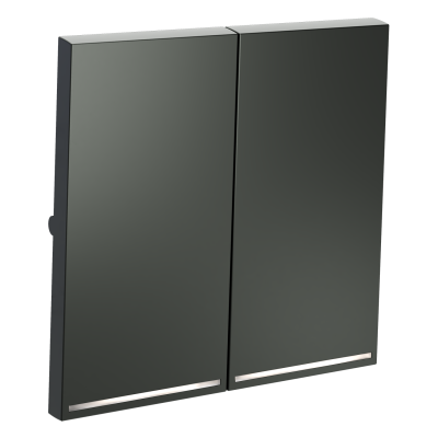 Клавиши для выключателя/переключателя двухклавишного с подсветкой, S70 (титан), VLS000406