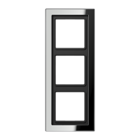 Рамка 3-кратная; полированный хром, GCRD2983