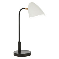 Evoluce SLE103604-01 Прикроватная лампа Черный, Золотой/Белый E14 1*40W