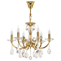 Lightstar 694062 (MD600005-6A) Люстра STREGARO 6х60W E14 ЗОЛОТО (в комплекте)