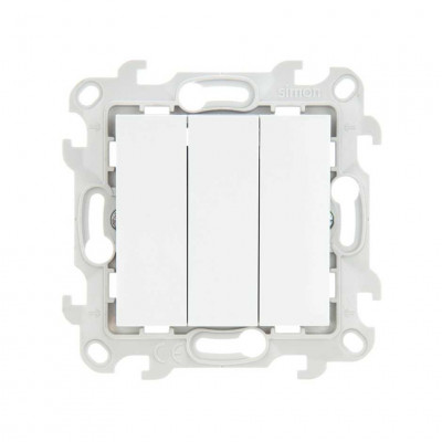 Simon Трехклавишный выключатель, бел, 2450391-030