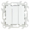 Simon 2450391-030 Трехклавишный выключатель 10AX 250В~ белого цвета S24 Harmonie