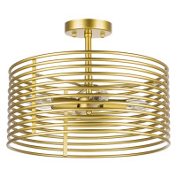 Lightstar 728043 (MX20105-4A) Люстра ZETA 4х40W E14 ЗОЛОТО (в комплекте)