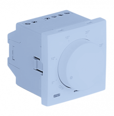 Поворотный термостат - 2 модуля, алюминий, EFAPEL, 45234 SAL