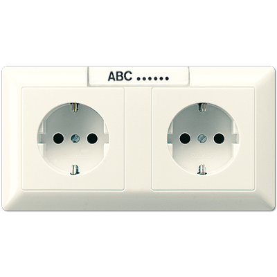 SCHUKO®-розетка для кабельных каналов 16 A / 250 B ~, AS1522NA