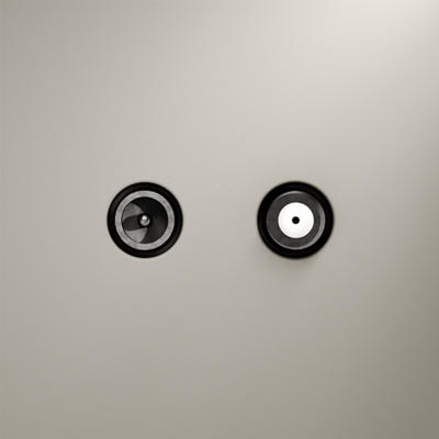 Розетка телевизионнная встраиваемая VOLTUM S70 оконечная TV+SAT, (кашемир), VLS060403